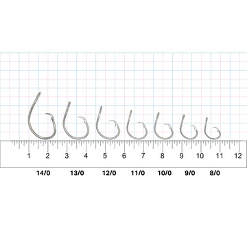 Rite Angler 2x Circle Hook Sizes